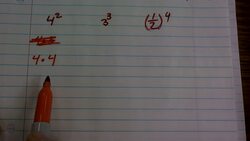 Simplifying a number raised to a power exponents Instructional Video