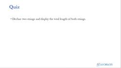 Scala & Spark-Master Big Data with Scala and Spark - Quiz (Strings) Instructional Video