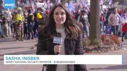 Thousands At 'Million MAGA March,' Unmasked And Talking Election Fraud News Clip