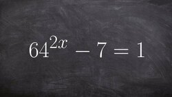 Learn basics for solving an exponential equation by using one to one property Instructional Video