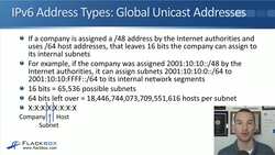 Cisco CCNA 200-301: The Complete Guide to Getting Certified - IPv6 Global Unicast Addresses Instructional Video
