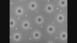 1950s: Animated diagram of copper atoms Stock Footage