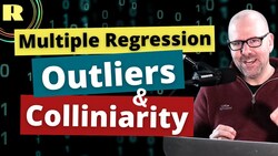 Multiple regression. How to deal with Outliers and Colliniarity Instructional Video