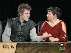 Hamlet 3.3 Interview with Hamlet and Gertrude Instructional Video