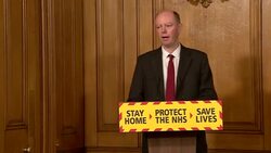 Daily Government Covid Update - Professor Chris Whitty Part 2 News Clip