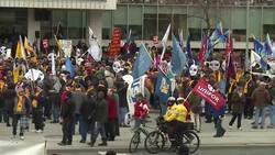 'Stand up for steel' march in Hamilton News Clip