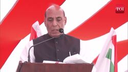Defence Minister Rajnath Singh commissions INS Sandhayak in Visakhapatnam News Clip