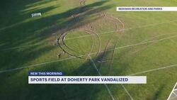 Vandals damage athletic field at Doherty Park in Beekman News Clip