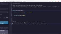 The Complete Solidity Course - Zero to Advanced for Blockchain and Smart Contracts - Exercise - Write a Function Overload Instructional Video