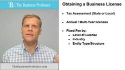 Obtain a Business License Instructional Video