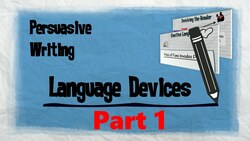 Persuasive Language Part 1 | Persuasive Writing Instructional Video