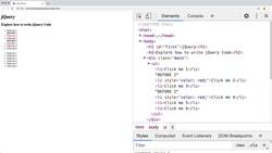 Modern Web Design with HTML5, CSS3, and JavaScript - Creating New Elements for the Page with jQuery Prepend() and Append() Methods Instructional Video