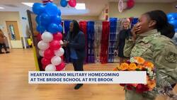 Senior Airman from Hudson Valley surprises family after being deployed for 7 months News Clip