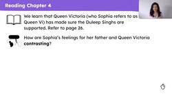 Exploring characterisation in 'Princess Sophia Duleep Singh: My Story' Instructional Video