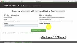 Master Java Web Services and REST API with Spring Boot- Step 1: Setting up a Spring Project using htttp://start.spring.io Instructional Video