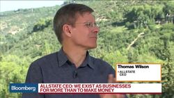 Allstate CEO on Corporate Activism, AI, Investments News Clip