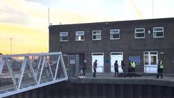 Migrants arrive in Dover News Clip