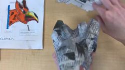 Part 4: Taxidermy Animal Trophy Heads | Art Lesson | Color with Paper Mache’ and Construction Paper Instructional Video