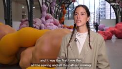 'Living and breathing' giant sculptures takeover Berlin's Hamburger Bahnhof Museum News Clip