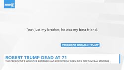 President Trump's Younger Brother, Robert Trump, Dies At 71 News Clip