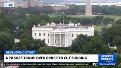 NPR sues Trump administration, claims funding cuts violate First Amendment rights News Clip