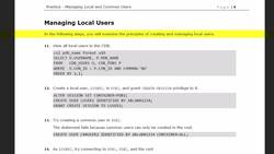 Oracle Database Administration from Zero to Hero - Practice - Managing Local and Common Users (Part 1 of 2) Instructional Video