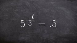 Solving Exponential equations Instructional Video