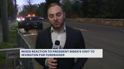Pro-Palestinian demonstrators rally in Irvington during President Biden's visits to Westchester News Clip