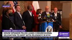 Pelosi Leads Delegation To Kyiv And Poland; Vows U.S. Support News Clip