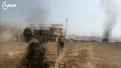 Kurdish soldiers in huge firefight with ISIS near Mosul, Iraq News Clip