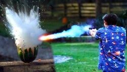 Shooting Watermelons with 'Exploding' Sodium Bullets! Instructional Video