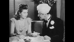 Man Reads Woman's Palm, 1950s Stock Footage