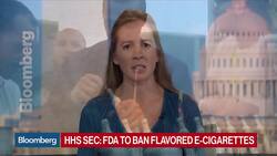 FDA Will Move to Ban Flavored E-Cigarettes, According to Trump Official News Clip