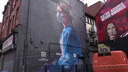 Nurse's portrait recreated on Manchester street News Clip