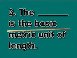 Metric Length and Temperature: Video Quiz Instructional Video