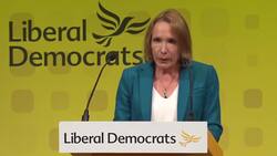Helen Morgan booed at Lib Dem conference News Clip