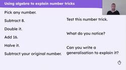 Problem solving with expressions and equations Instructional Video