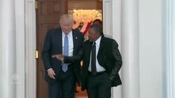 Trump hosts revolving door of guests over weekend News Clip