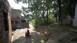 Hungry Ghost Festival in Wangjia Village in Taihe County Stock Footage