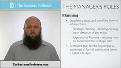 Accounting Roles of Manager Instructional Video