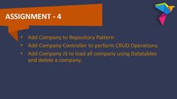 The Complete Guide to ASP.NET Core MVC (.NET 5) - Assignment - Company JS Controller and Repository Instructional Video