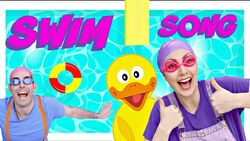 Swimming Song For Kids with Bella and Beans. Instructional Video