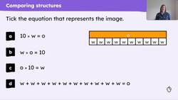Explain how a combination of different parts can be equivalent to the same whole Instructional Video