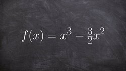 Determine the intervals a function is increasing and decreasing and extrema using Instructional Video