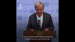 UN chief decries ‘misinterpretations’ of Hamas comments News Clip