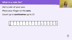 Measure length using a ruler Instructional Video