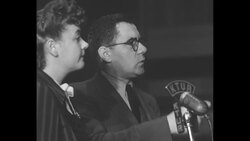 Translator reads Andrei Gromyko's speech at maybe press conference News Clip