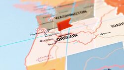 Oregon from USA States Stock Footage