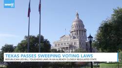 Texas Latest Red State To Pass Stricter Voting Laws News Clip