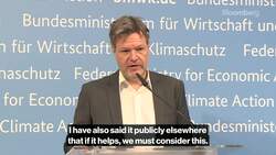 Germany's Economy Minister Says Opposes Embargo on Russia Energy News Clip